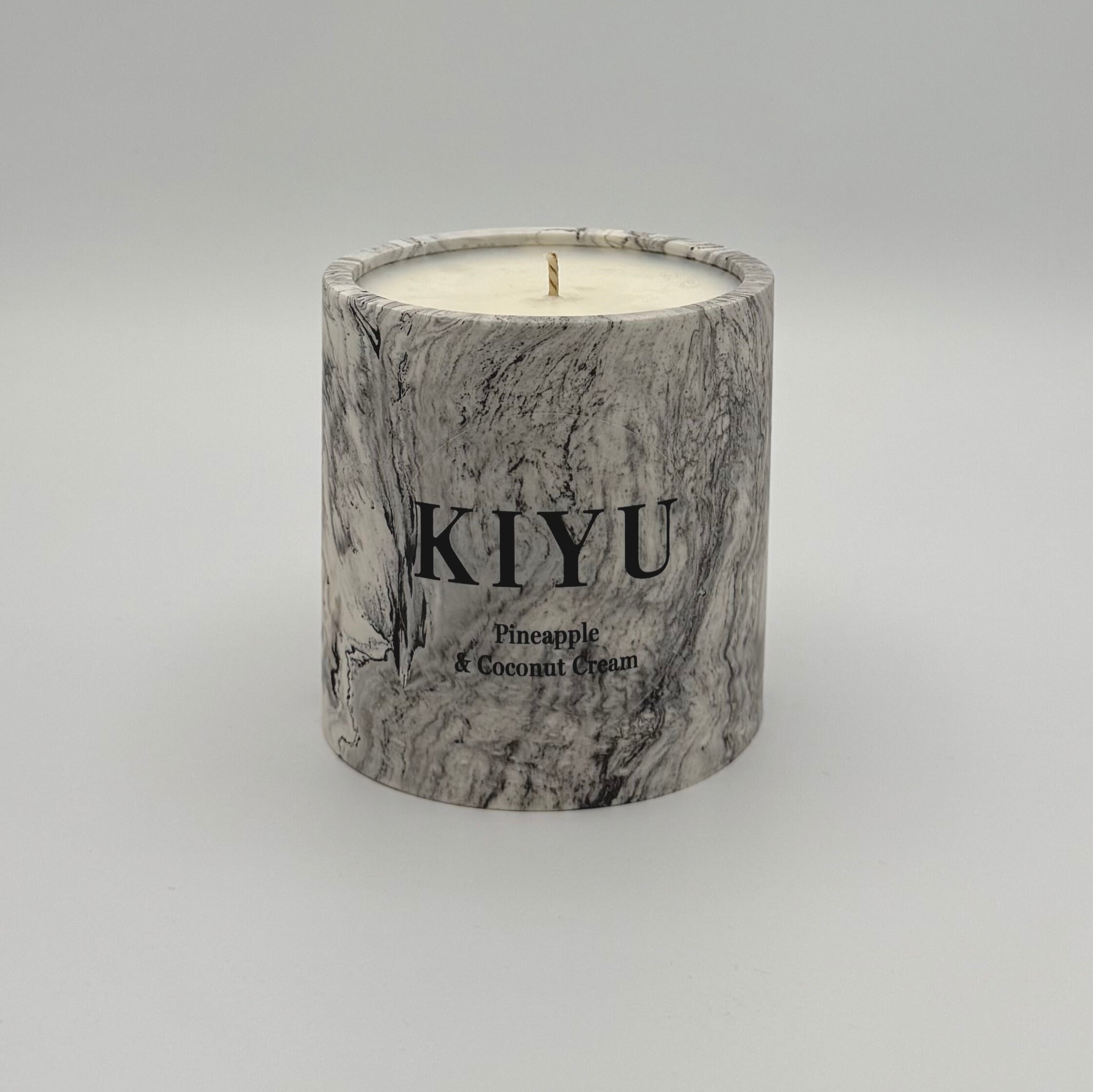 Pineapple & Coconut Cream Duftkerze | Marmoriert