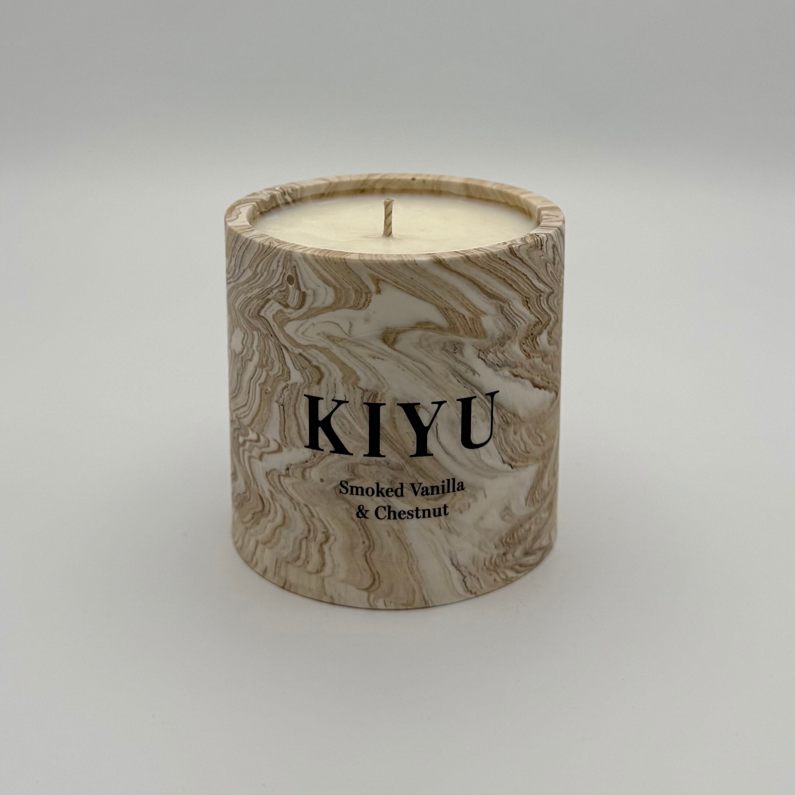 Smoked Vanilla & Chestnut Duftkerze | Marmoriert