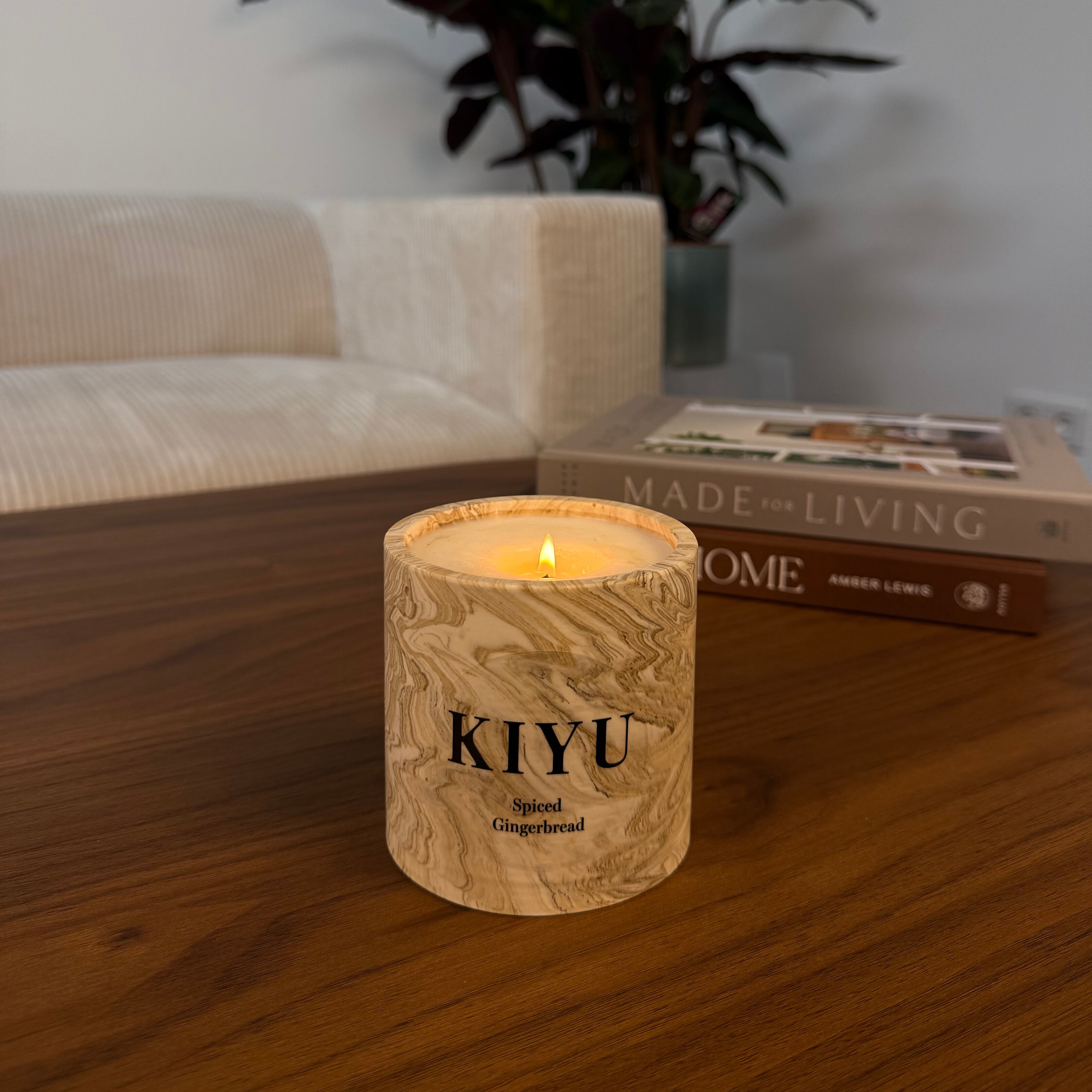 Spiced Gingerbread Duftkerze - Marmoriert